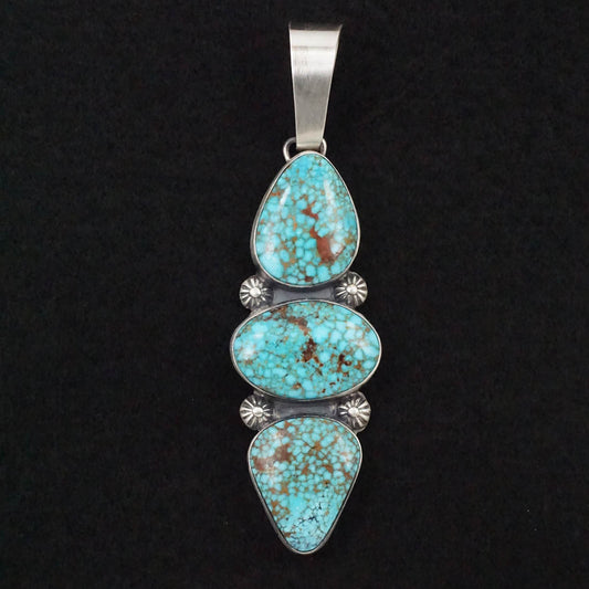 Darrin Livingston Turquoise & Sterling Silver Pendant