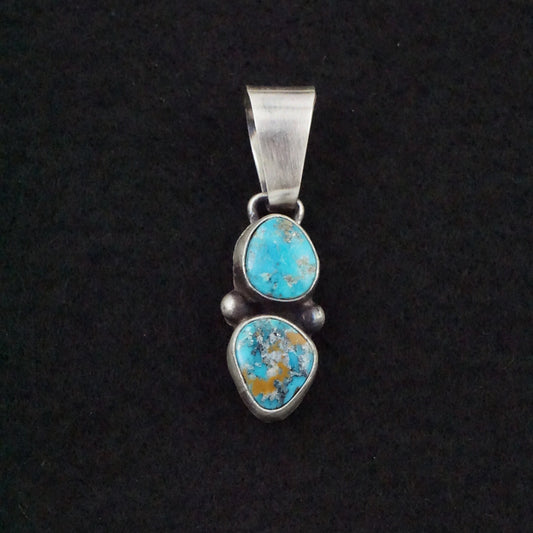 Darrin Livingston Turquoise & Sterling Silver Pendant