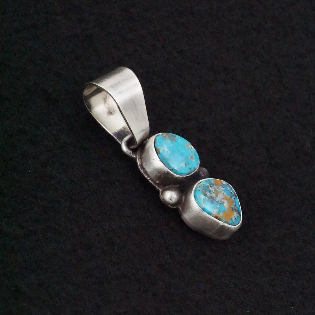 Darrin Livingston Turquoise & Sterling Silver Pendant