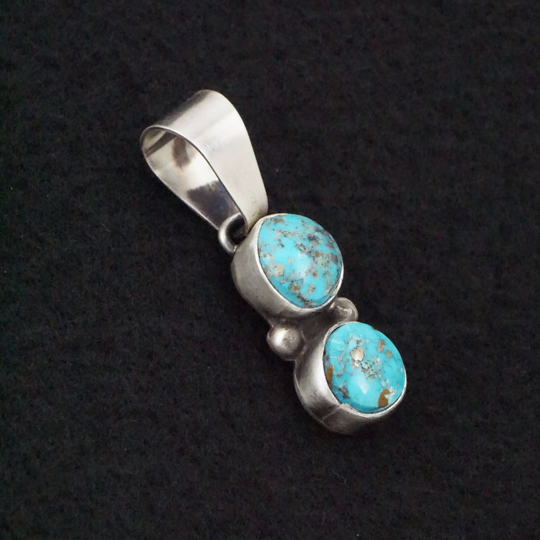 Darrin Livingston Turquoise & Sterling Silver Pendant