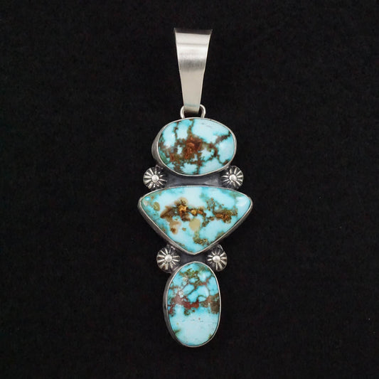 Darrin Livingston Turquoise & Sterling Silver Pendant