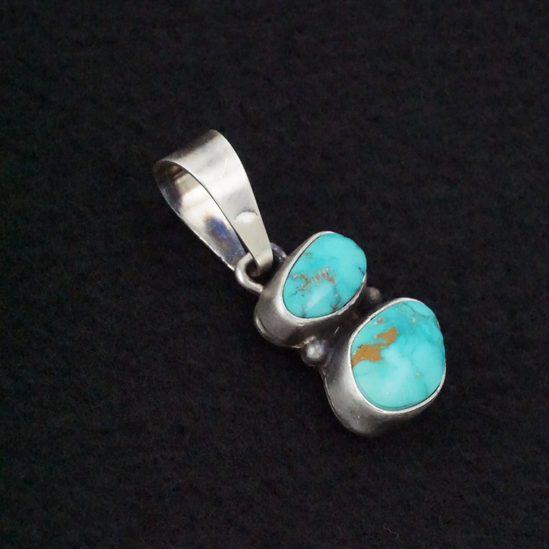 Darrin Livingston Turquoise & Sterling Silver Pendant