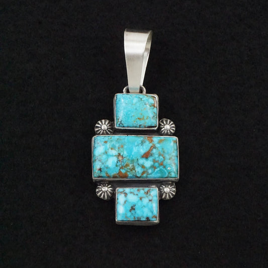 Darrin Livingston Turquoise & Sterling Silver Pendant