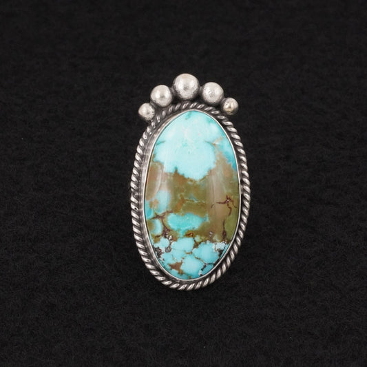 Rena Begay Turquoise & Sterling Silver Ring Size 6