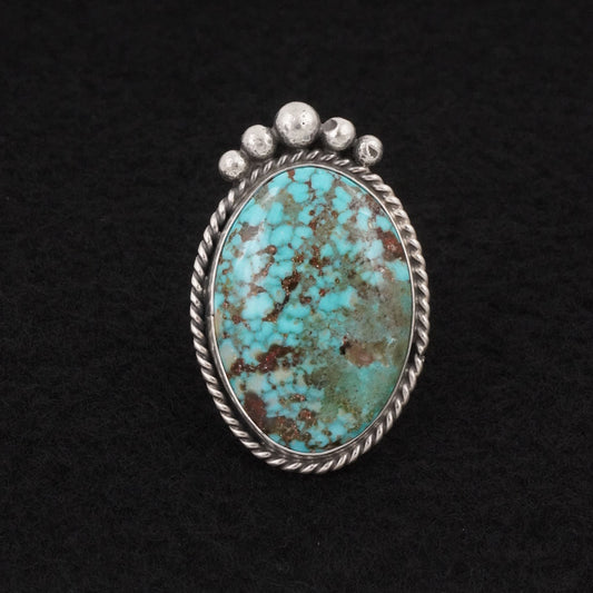 Rena Begay Turquoise & Sterling Silver Ring Size 6