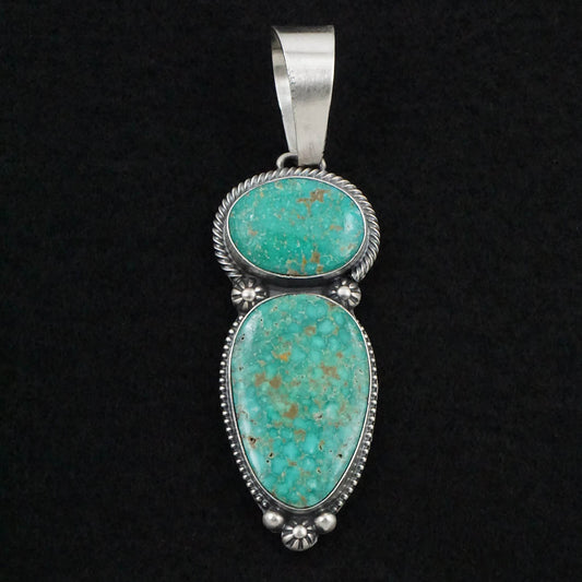 Darrin Livingston Turquoise & Sterling Silver Pendant