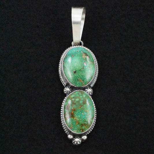 Darrin Livingston Turquoise & Sterling Silver Pendant
