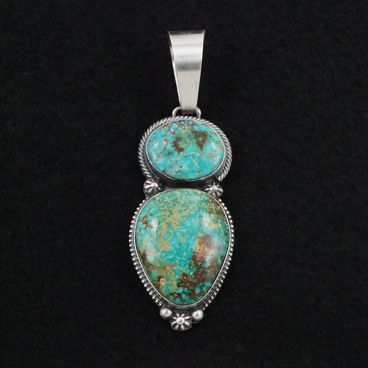 Darrin Livingston Turquoise & Sterling Silver Pendant