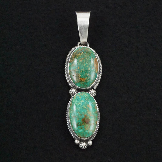 Darrin Livingston Turquoise & Sterling Silver Pendant