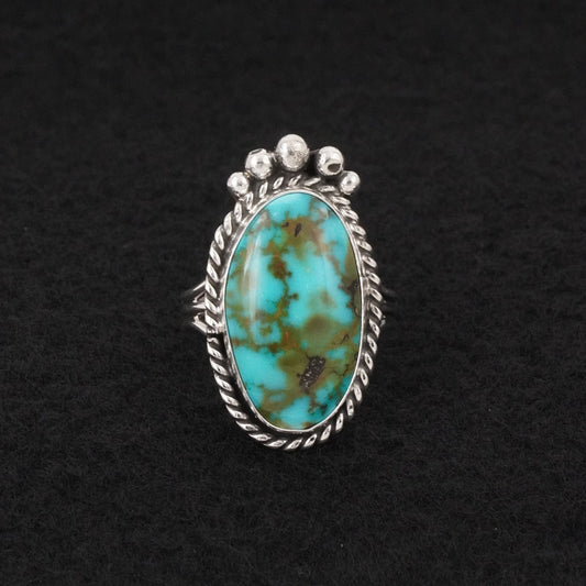 Rena Begay Turquoise & Sterling Silver Ring Size 7