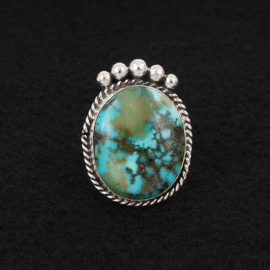 Rena Begay Turquoise & Sterling Silver Ring Size 9