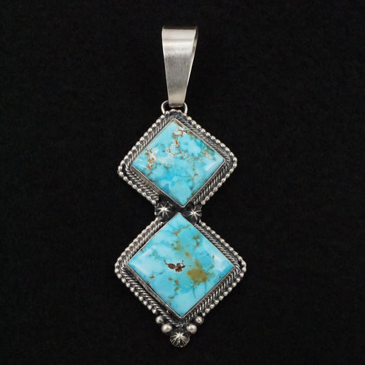 Darrin Livingston Turquoise & Sterling Silver Pendant