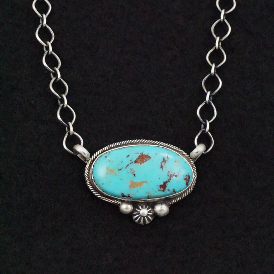 Kathleen Livingston Turquoise & Sterling Silver Necklace