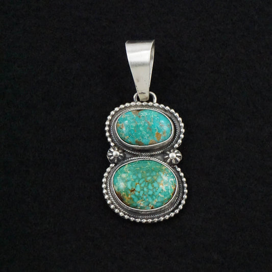 Darrin Livingston Turquoise & Sterling Silver Pendant