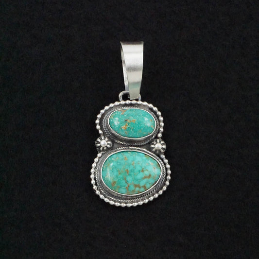 Darrin Livingston Turquoise & Sterling Silver Pendant