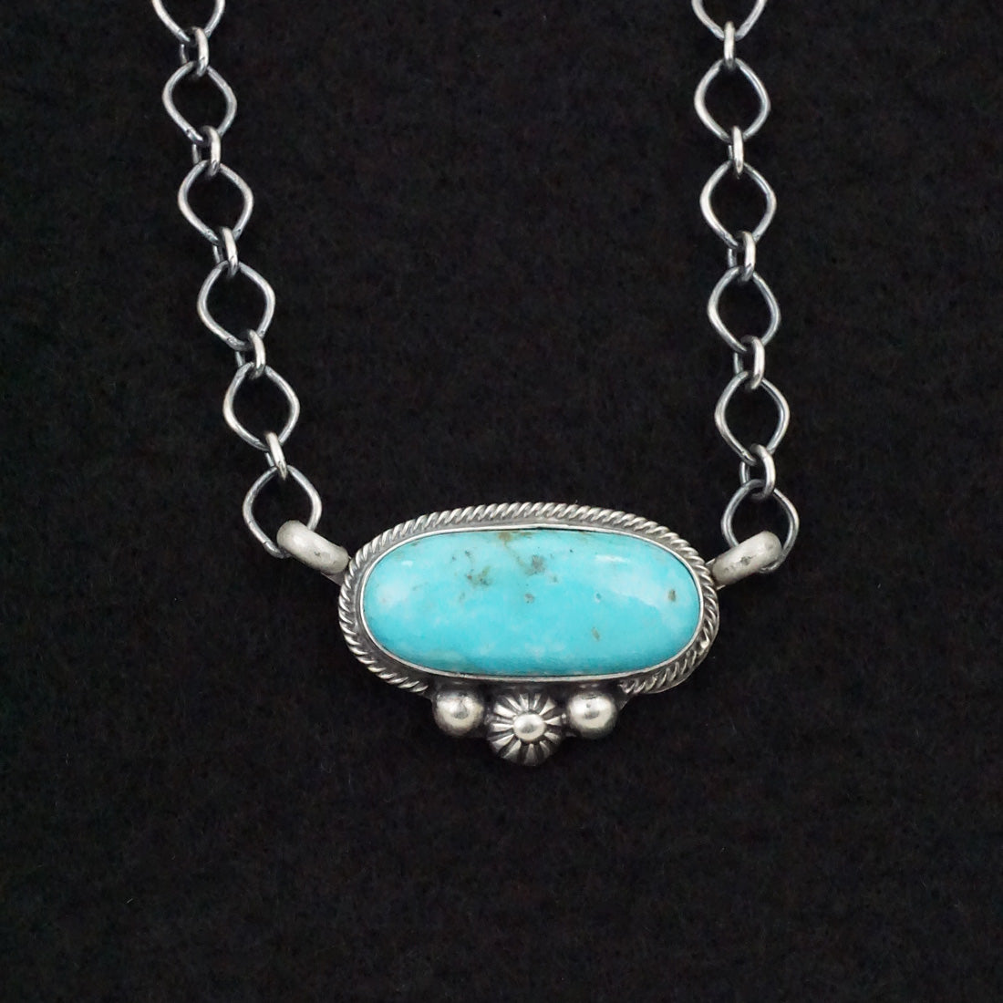 Kathleen Livingston Turquoise & Sterling Silver Necklace