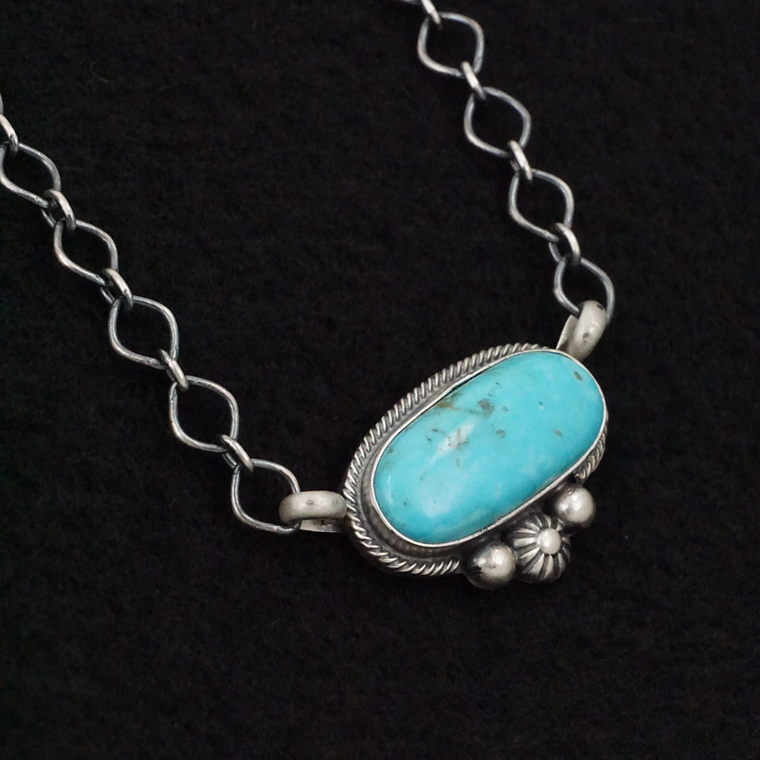 Kathleen Livingston Turquoise & Sterling Silver Necklace