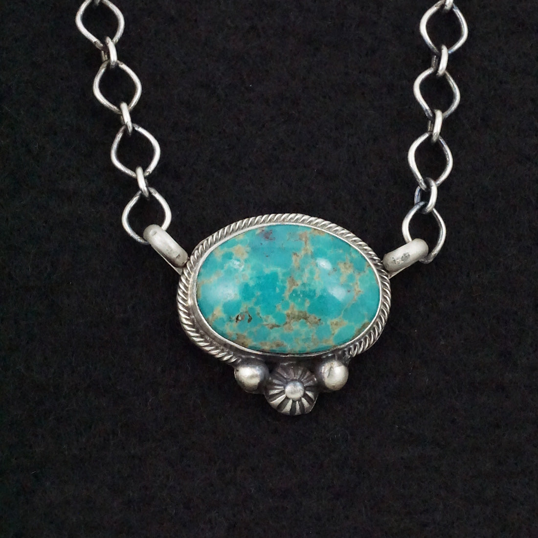 Kathleen Livingston Turquoise & Sterling Silver Necklace