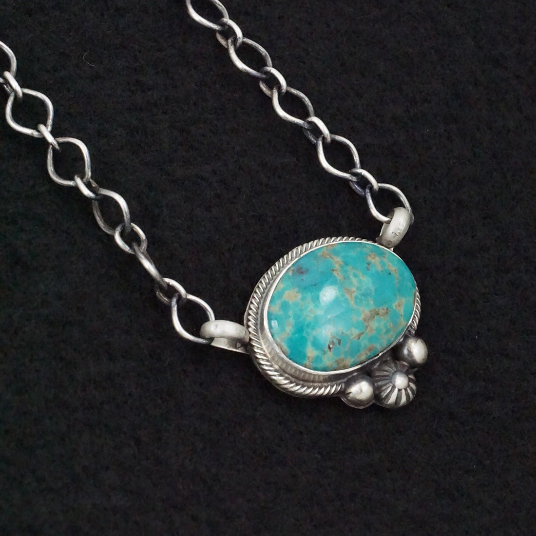 Kathleen Livingston Turquoise & Sterling Silver Necklace