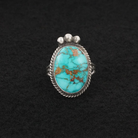 Rena Begay Turquoise & Sterling Silver Ring Size 6