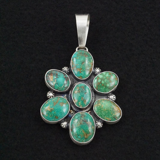 Darrin Livingston Turquoise & Sterling Silver Pendant