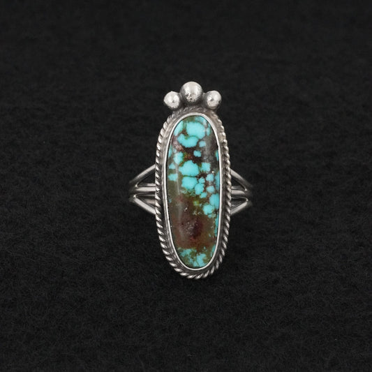 Rena Begay Turquoise & Sterling Silver Ring Size 6