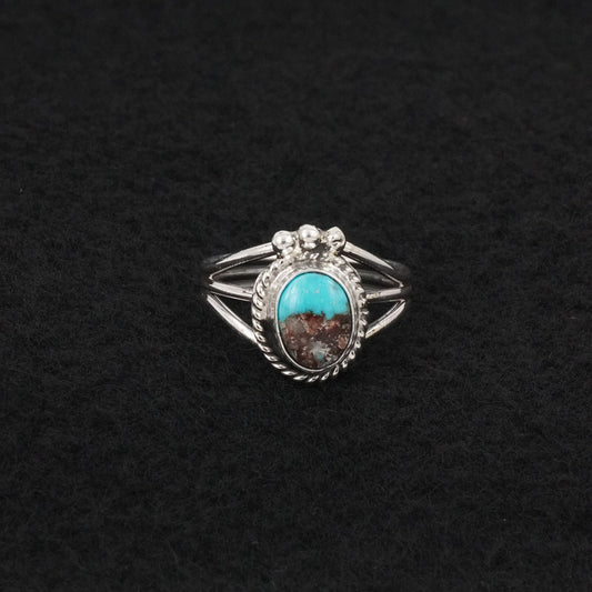 Rena Begay Turquoise & Sterling Silver Ring Size 6