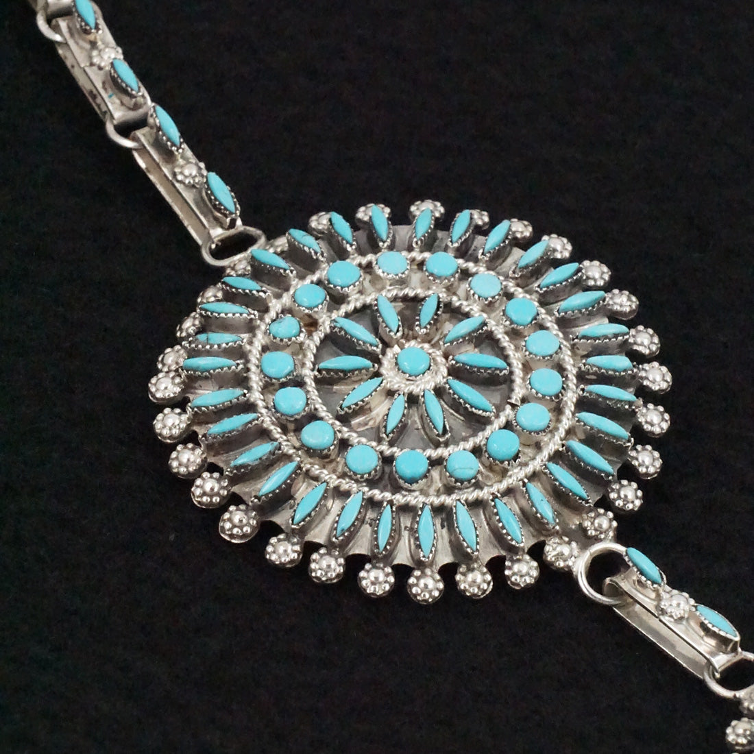 Merlinda Chavez Turquoise & Sterling Necklace Set