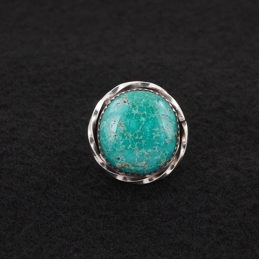 Ernest Hawthorne Turquoise & Sterling Silver Ring Size 8