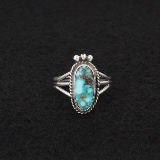 Rena Begay Turquoise & Sterling Silver Ring Size 7