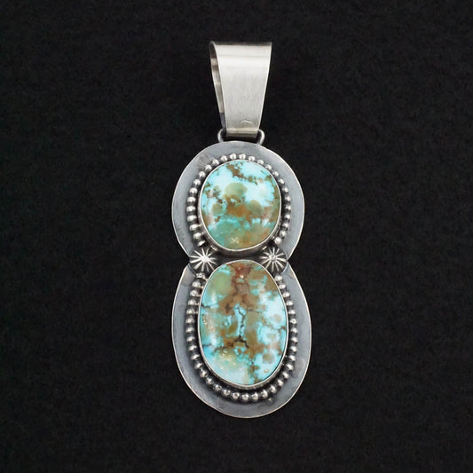 Paul Livingston Turquoise & Sterling Silver Pendant