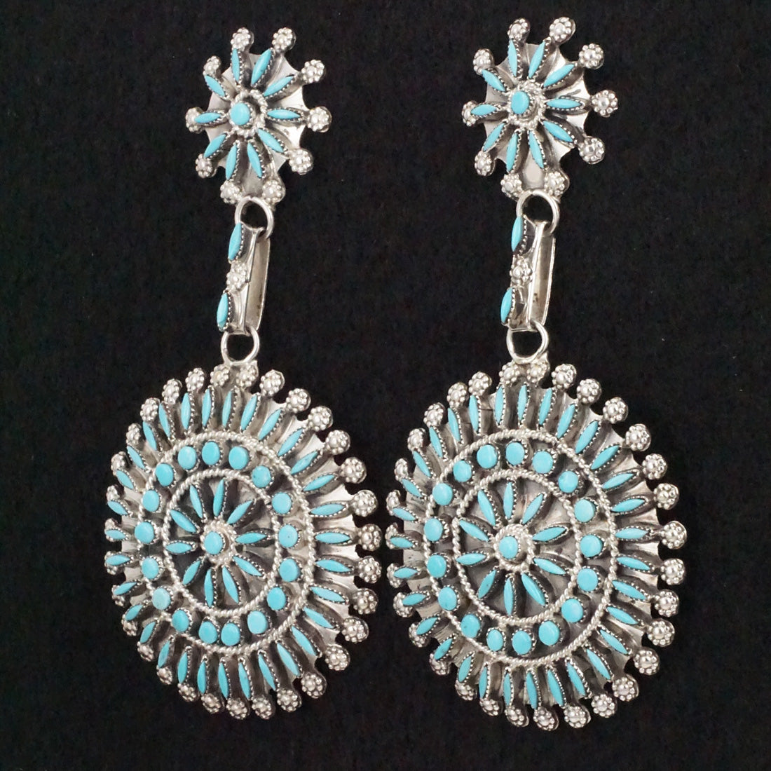 Merlinda Chavez Turquoise & Sterling Necklace Set