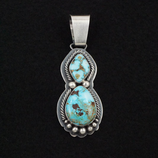 Paul Livingston Turquoise & Sterling Silver Pendant