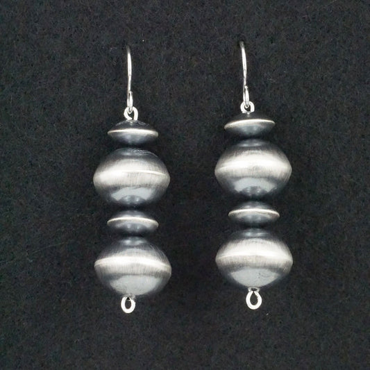 Tonisha Haley Sterling Silver Navajo Pearl Earrings