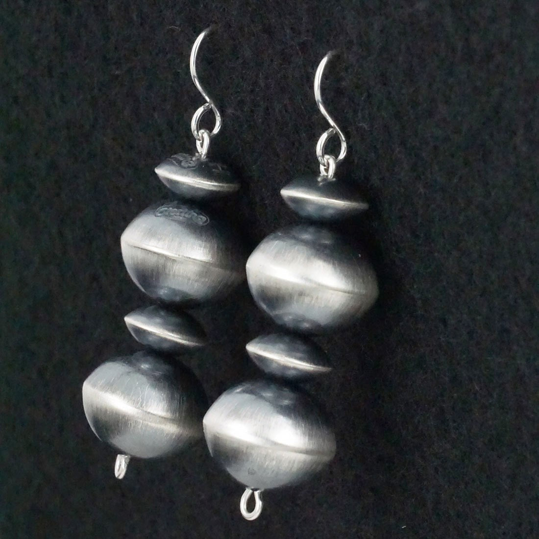 Tonisha Haley Sterling Silver Navajo Pearl Earrings