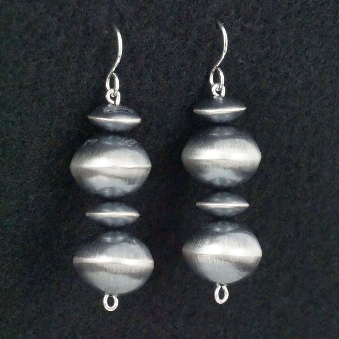 Tonisha Haley Sterling Silver Navajo Pearl Earrings