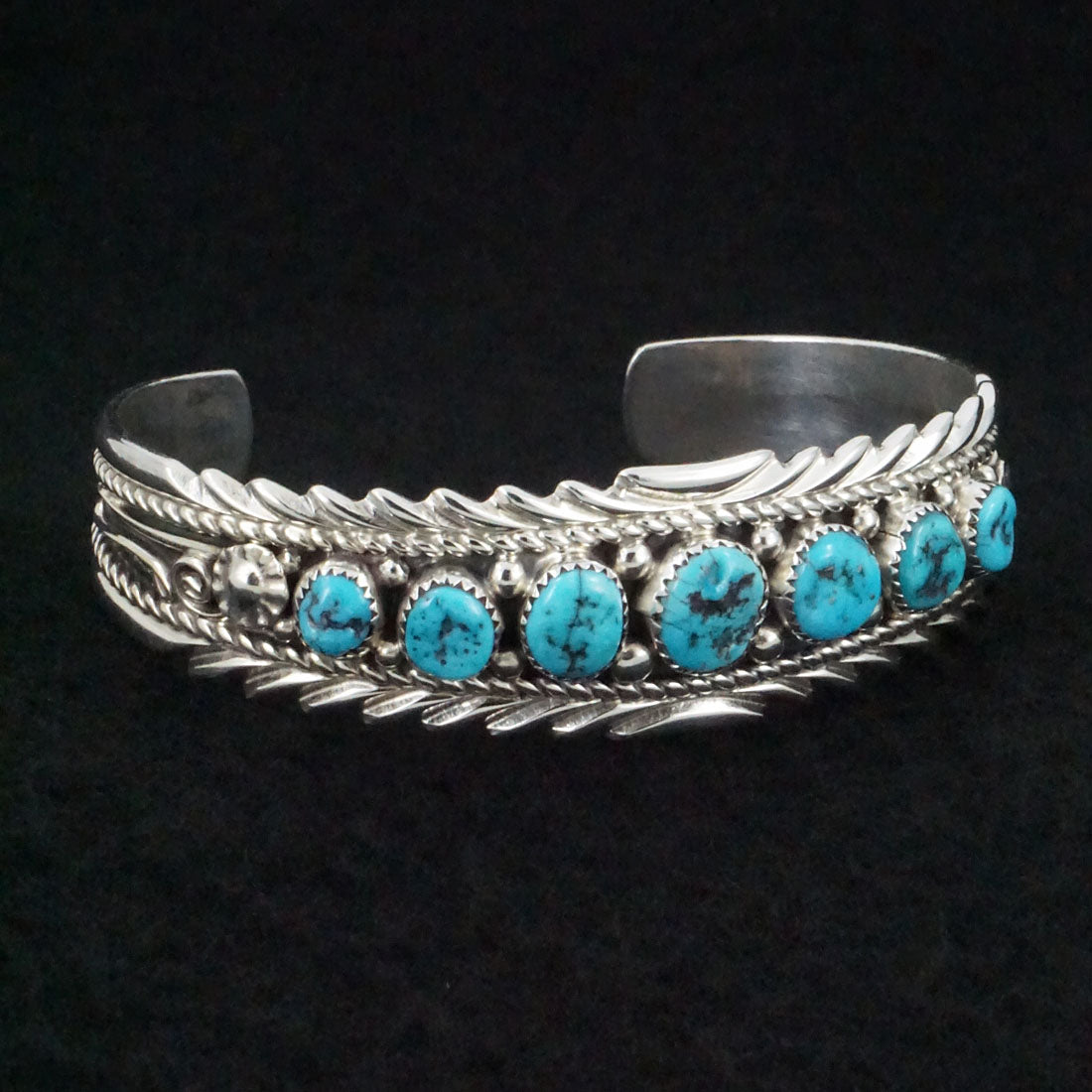 Anthony Brown Turquoise & Sterling Silver Bracelet