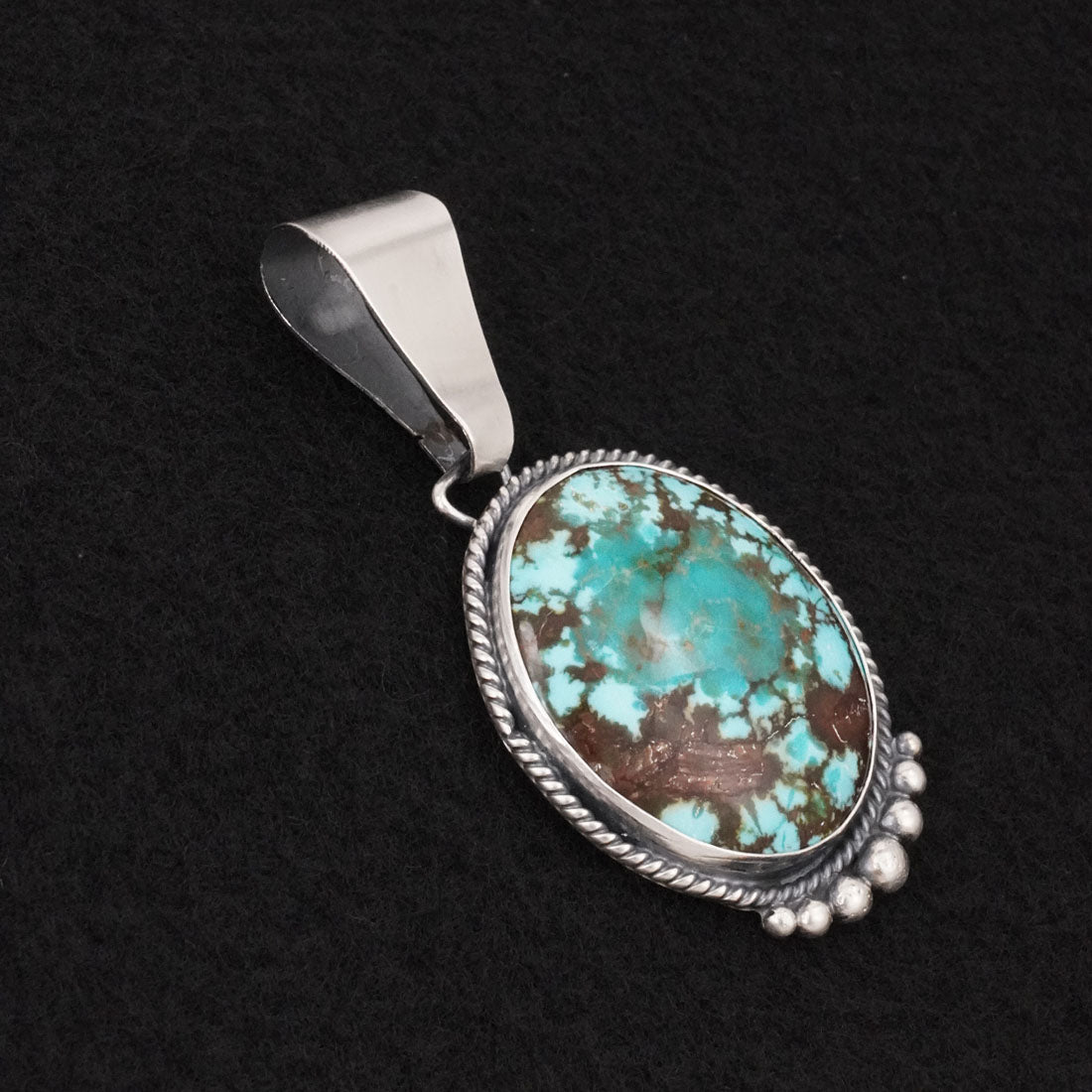 Rena Begay Turquoise & Sterling Silver Pendant