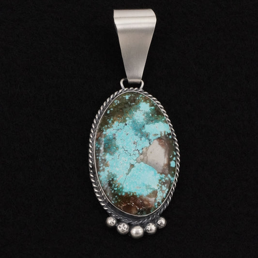 Rena Begay Turquoise & Sterling Silver Pendant