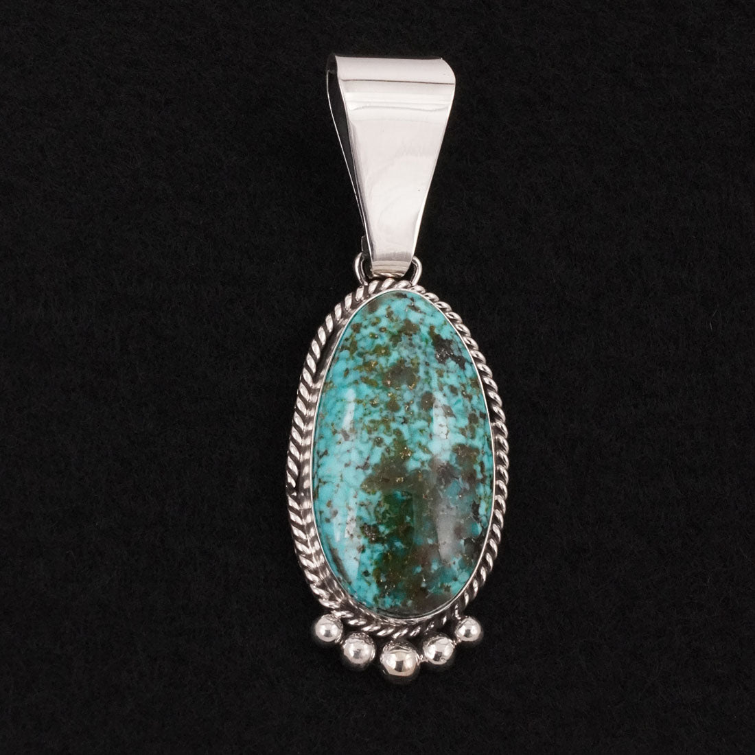Rena Begay Turquoise & Sterling Silver Pendant