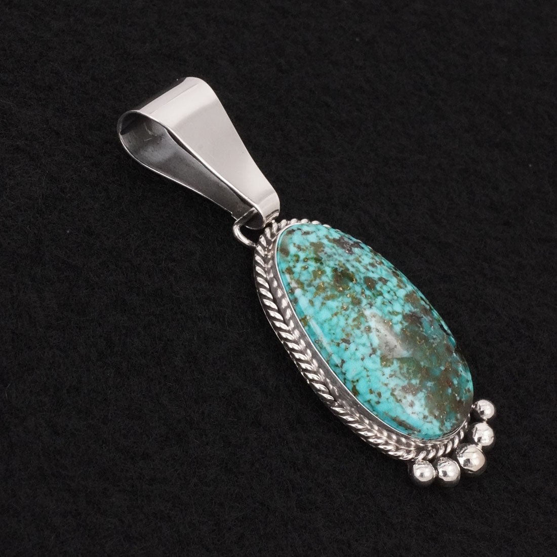 Rena Begay Turquoise & Sterling Silver Pendant