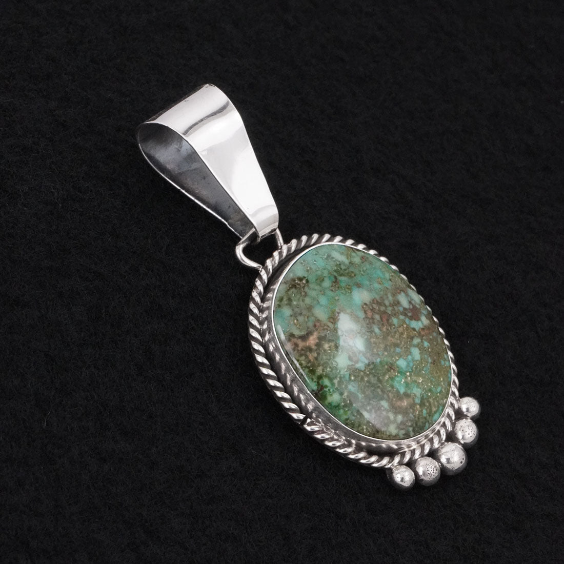 Rena Begay Turquoise & Sterling Silver Pendant