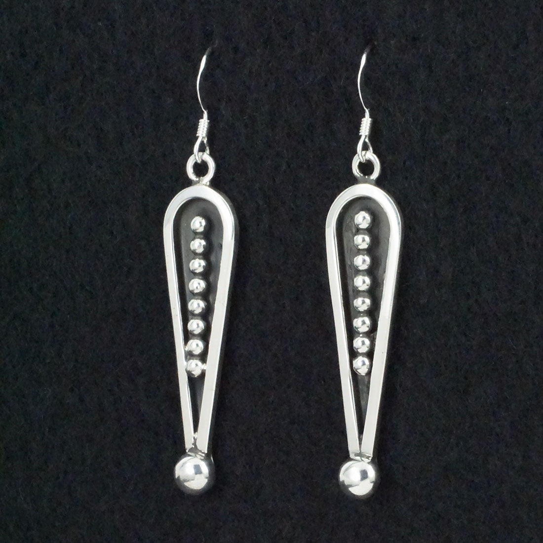 Jonathan Nez Sterling Silver Earrings