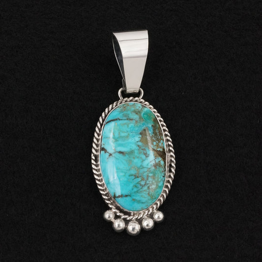 Rena Begay Turquoise & Sterling Silver Pendant