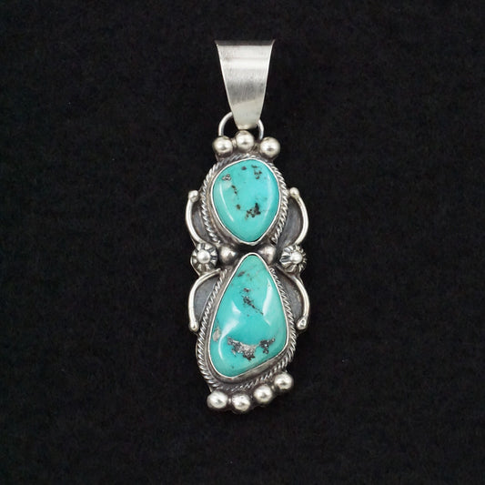 Kathleen Livingston Turquoise & Sterling Silver Pendant