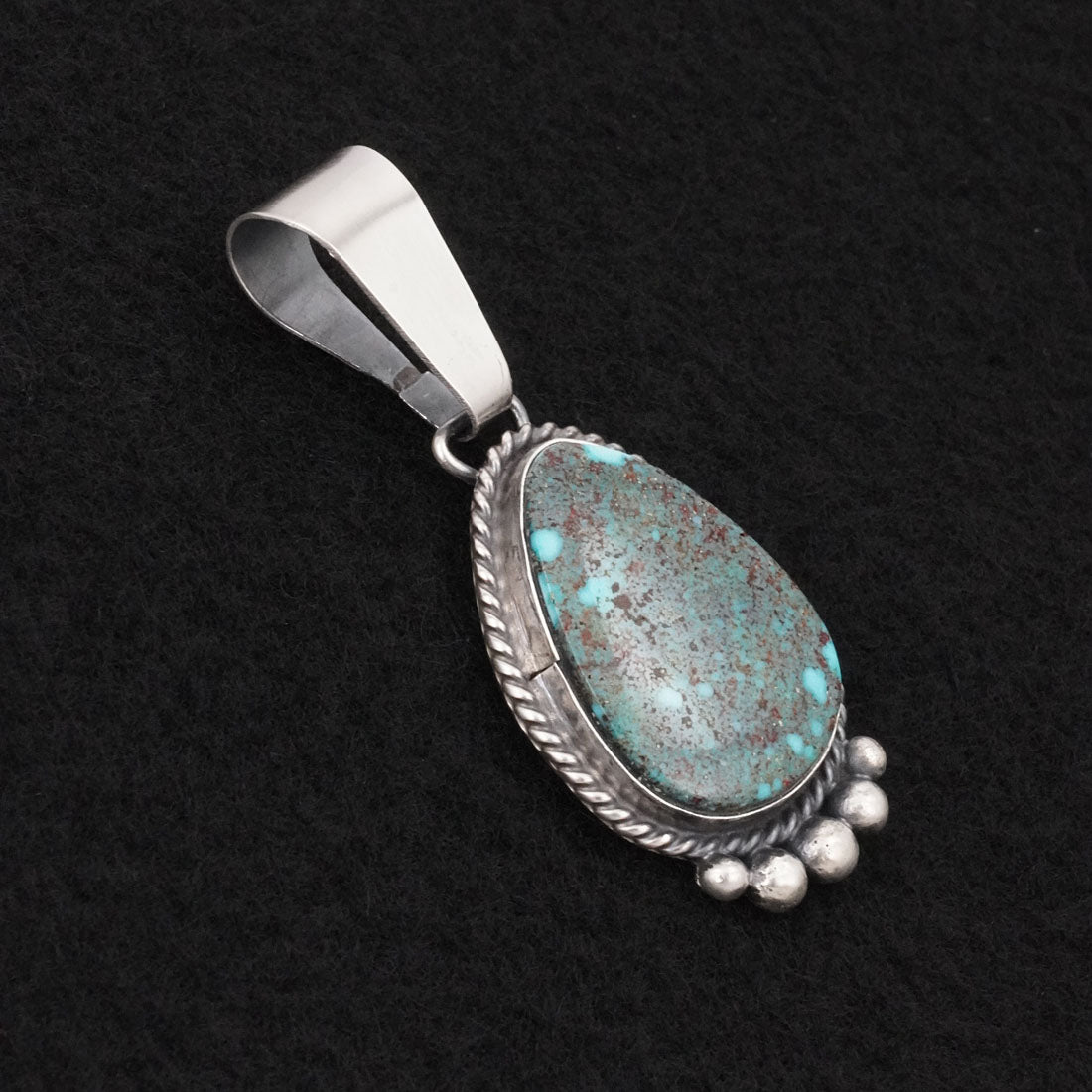 Rena Begay Turquoise & Sterling Silver Pendant