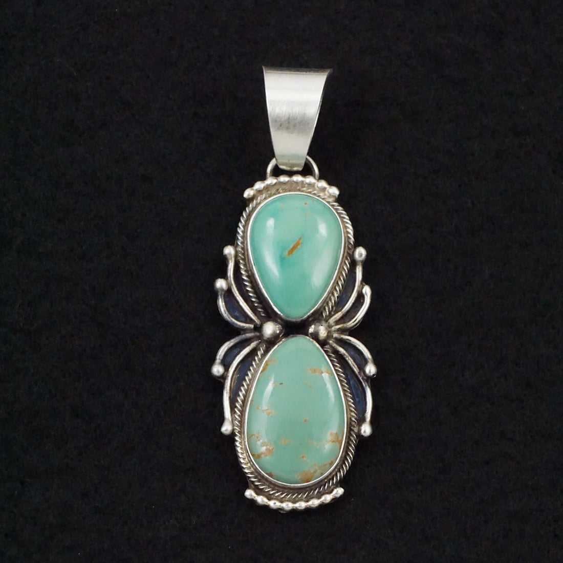 Kathleen Livingston Turquoise & Sterling Silver Pendant