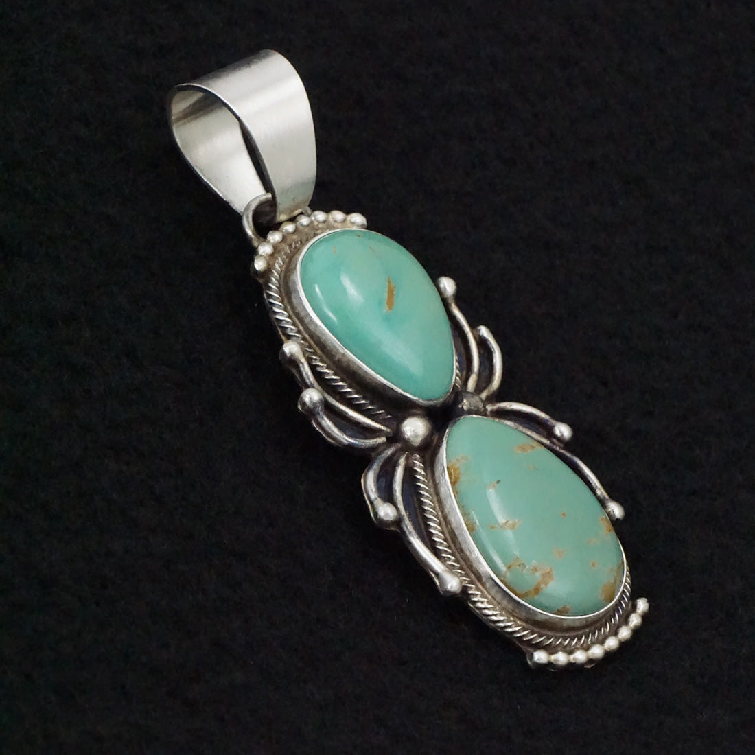 Kathleen Livingston Turquoise & Sterling Silver Pendant