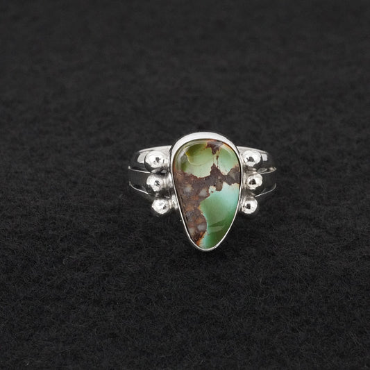 Randy Billy Turquoise & Sterling Silver Ring Size 7