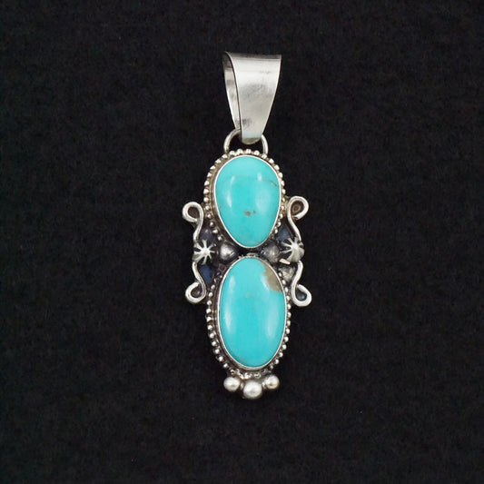 Kathleen Livingston Turquoise & Sterling Silver Pendant